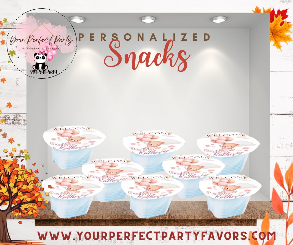 FALL SPECIAL-Filled Personalized Party Favors / ESPECIAL DE OTOÑO Snacks Personalizados Rellenos (Copy)